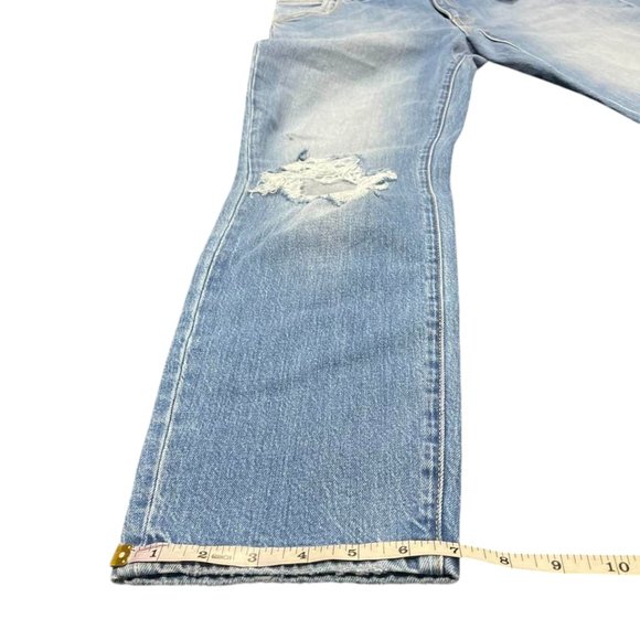 Rolla's Australia NWT Women's Medium Wash Mid Rise Miller Cropped Jeans 32/28 - Picture 13 of 16